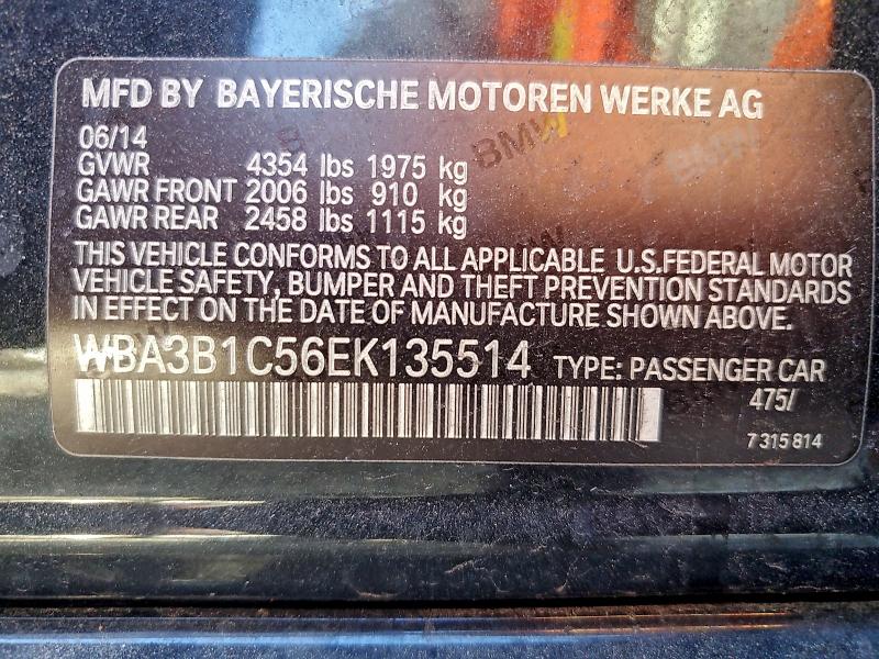 2014 BMW 320 I #3295429935