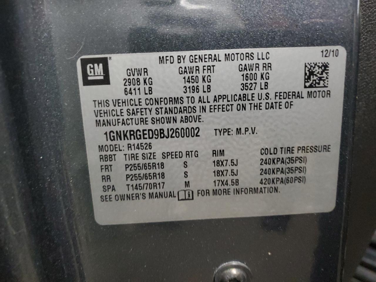 CHEVROLET TRAVERSE LT