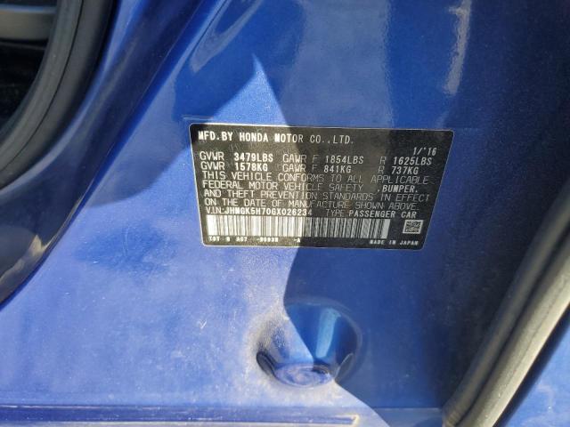 2016 HONDA FIT EX - JHMGK5H70GX026234