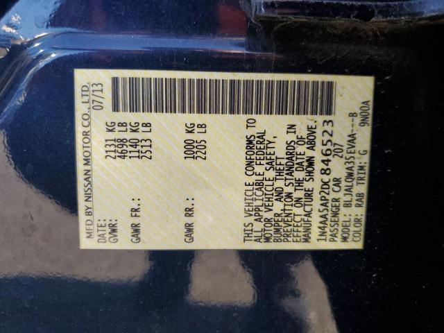 2013 NISSAN MAXIMA S #3298085134