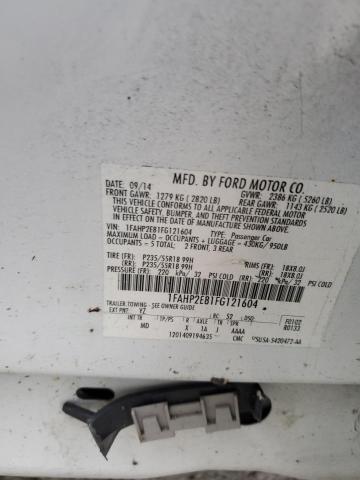 2015 FORD TAURUS SEL #3304671913