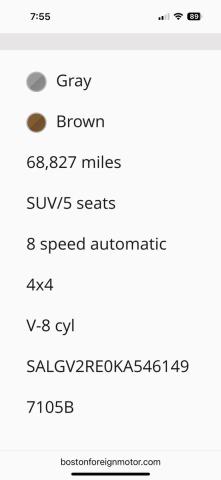2019 LAND ROVER RANGE ROVE - SALGV2RE0KA546149