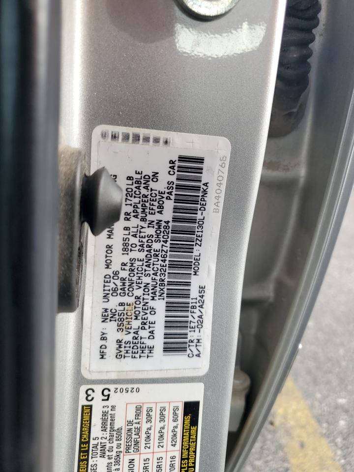 Lot #3302788946 2006 TOYOTA COROLLA CE