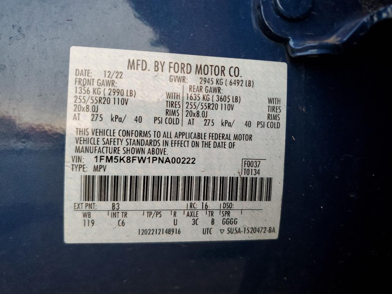 FORD EXPLORER LIMITED