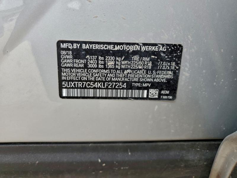 2019 BMW X3 SDRIVE3 #3305343299