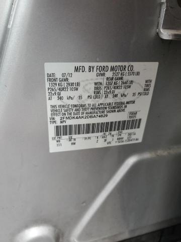 2013 FORD EDGE SPORT #3284731524