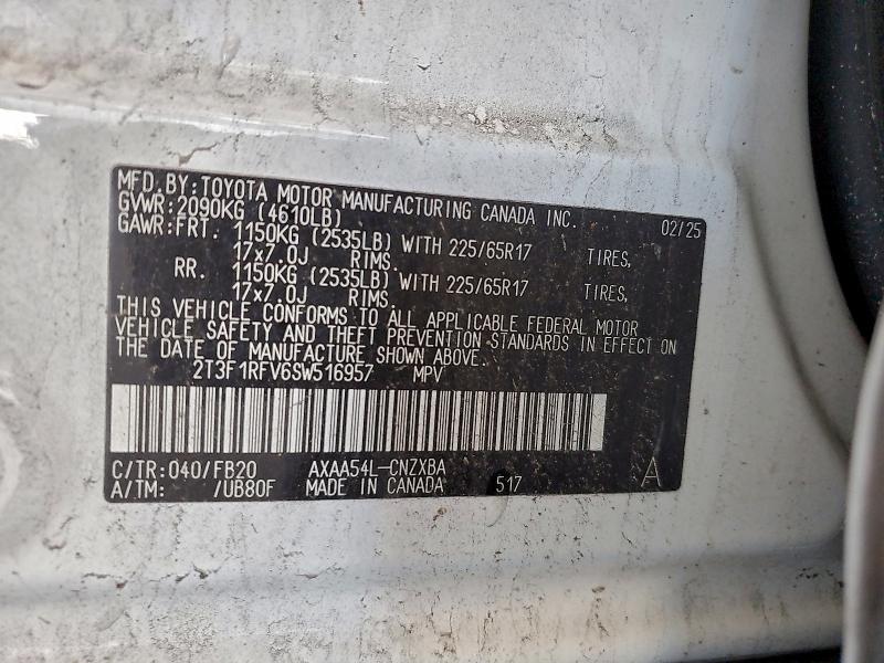 2025 TOYOTA RAV4 LE #3315708442