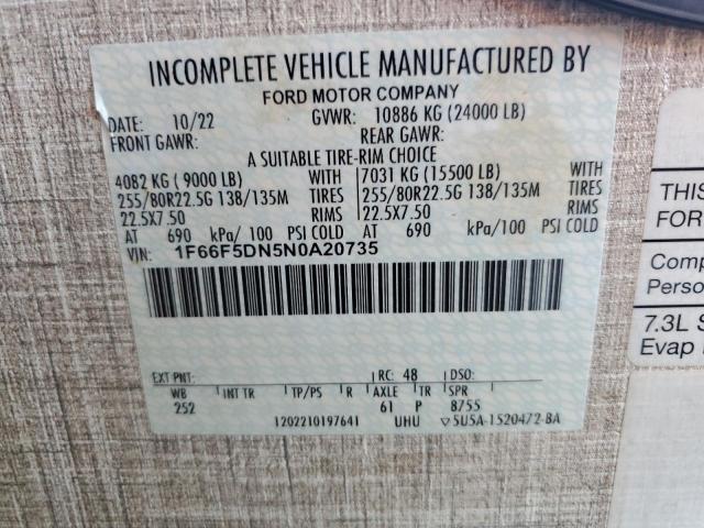 2022 FORD F53 #3282499907