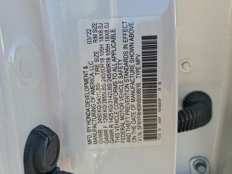 2022 HONDA PASSPORT T #3297910807