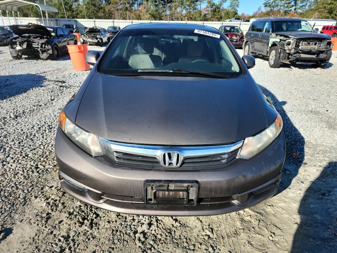 Lot #3284673441 2012 HONDA CIVIC EX
