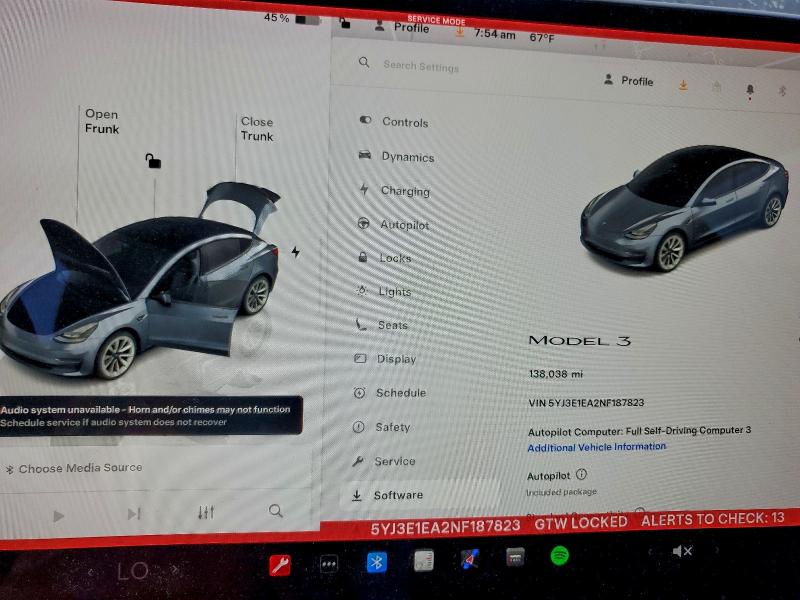 2022 TESLA MODEL 3 #3305436433