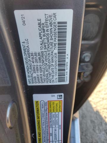 2021 HONDA ACCORD HYB #3287631031