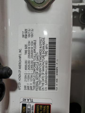 2017 HONDA CR-V EXL - 5J6RW2H80HL061803