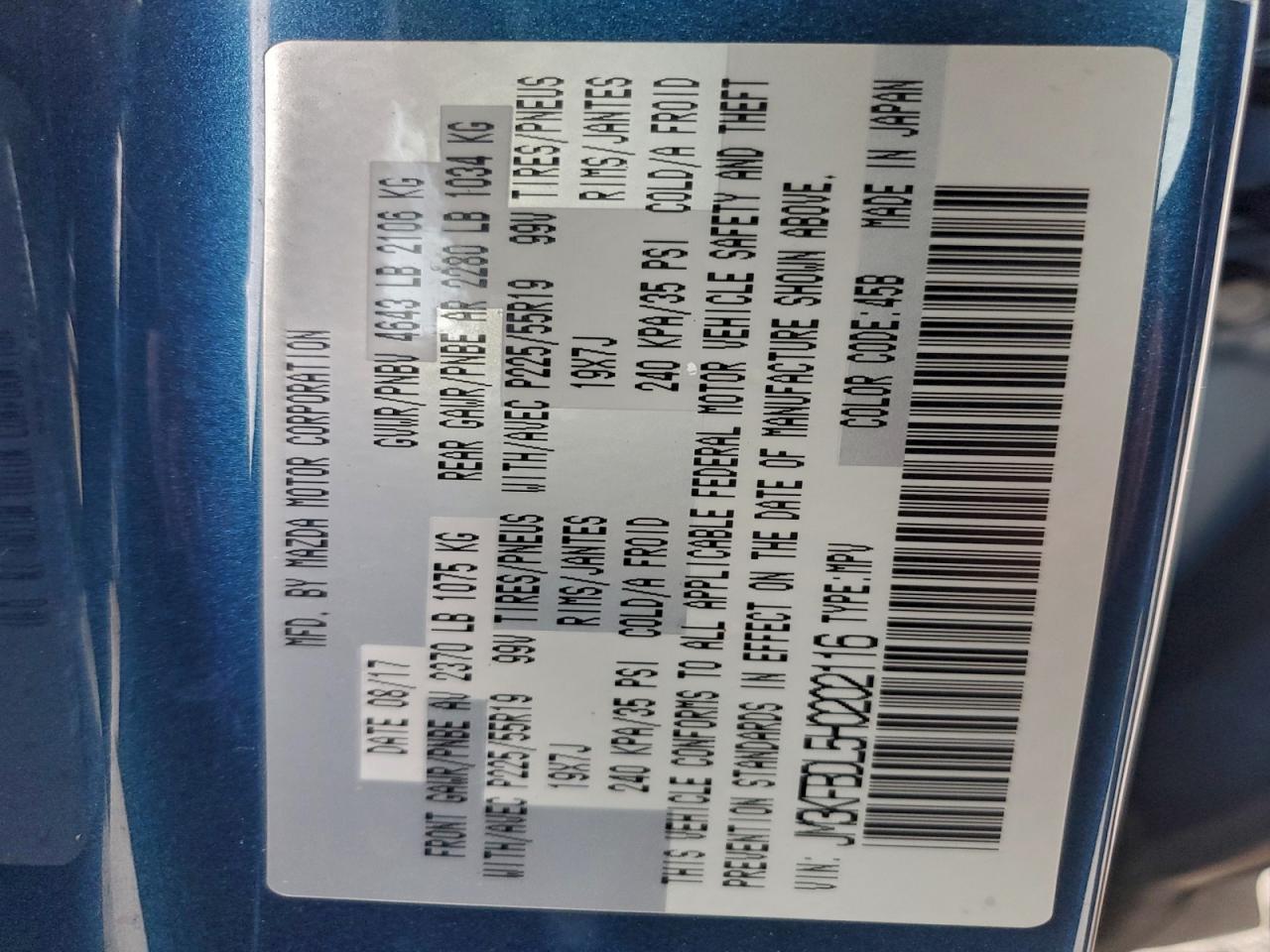 MAZDA CX-5 GRAND TOURING