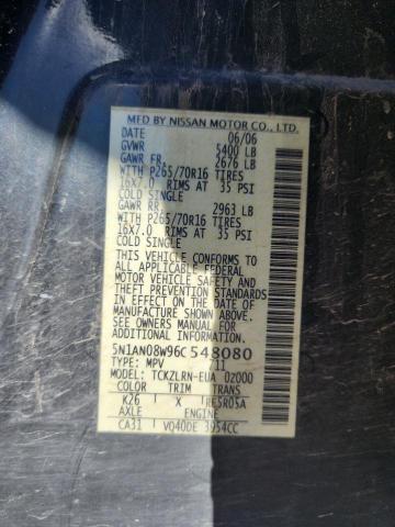 2006 NISSAN XTERRA OFF #3284149539