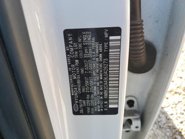 2020 HYUNDAI KONA SEL #3303934694