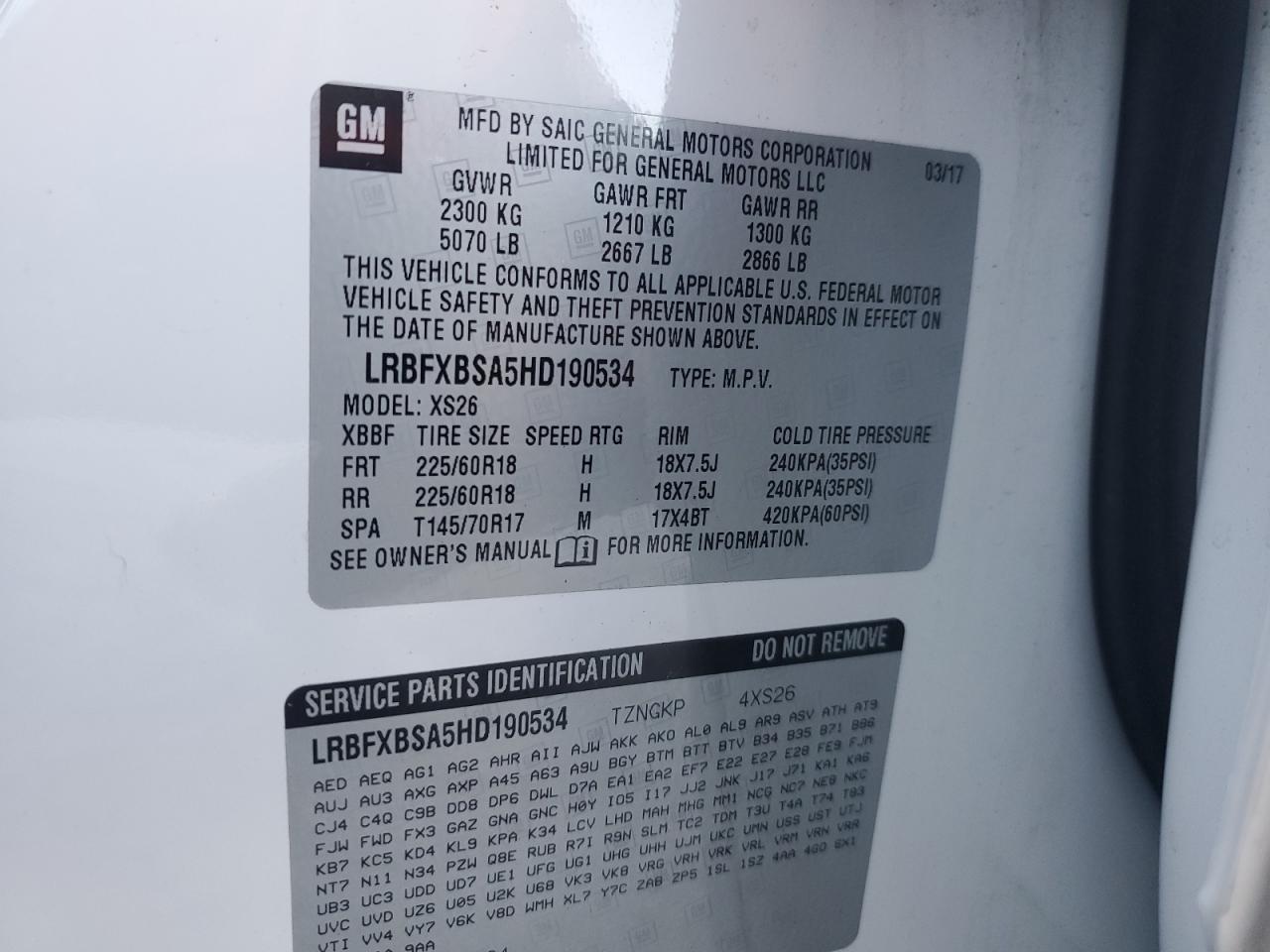 BUICK ENVISION ESSENCE