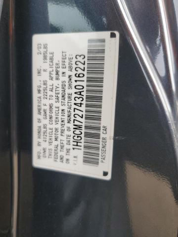 2003 HONDA ACCORD EX #3299758688