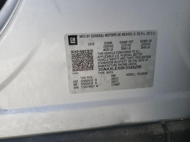 2019 CHEVROLET EQUINOX LT #3297777825