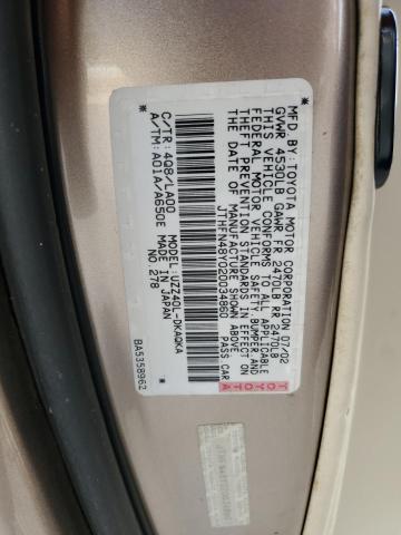 2002 LEXUS SC 430 #3301834369
