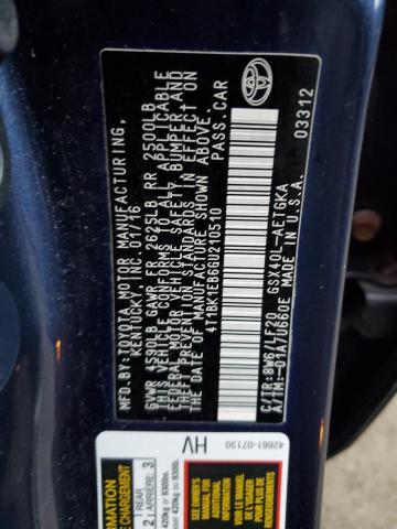 2016 TOYOTA AVALON XLE #3302719000