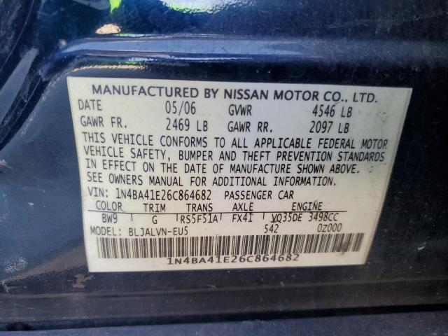 2006 NISSAN MAXIMA SE #3296254424