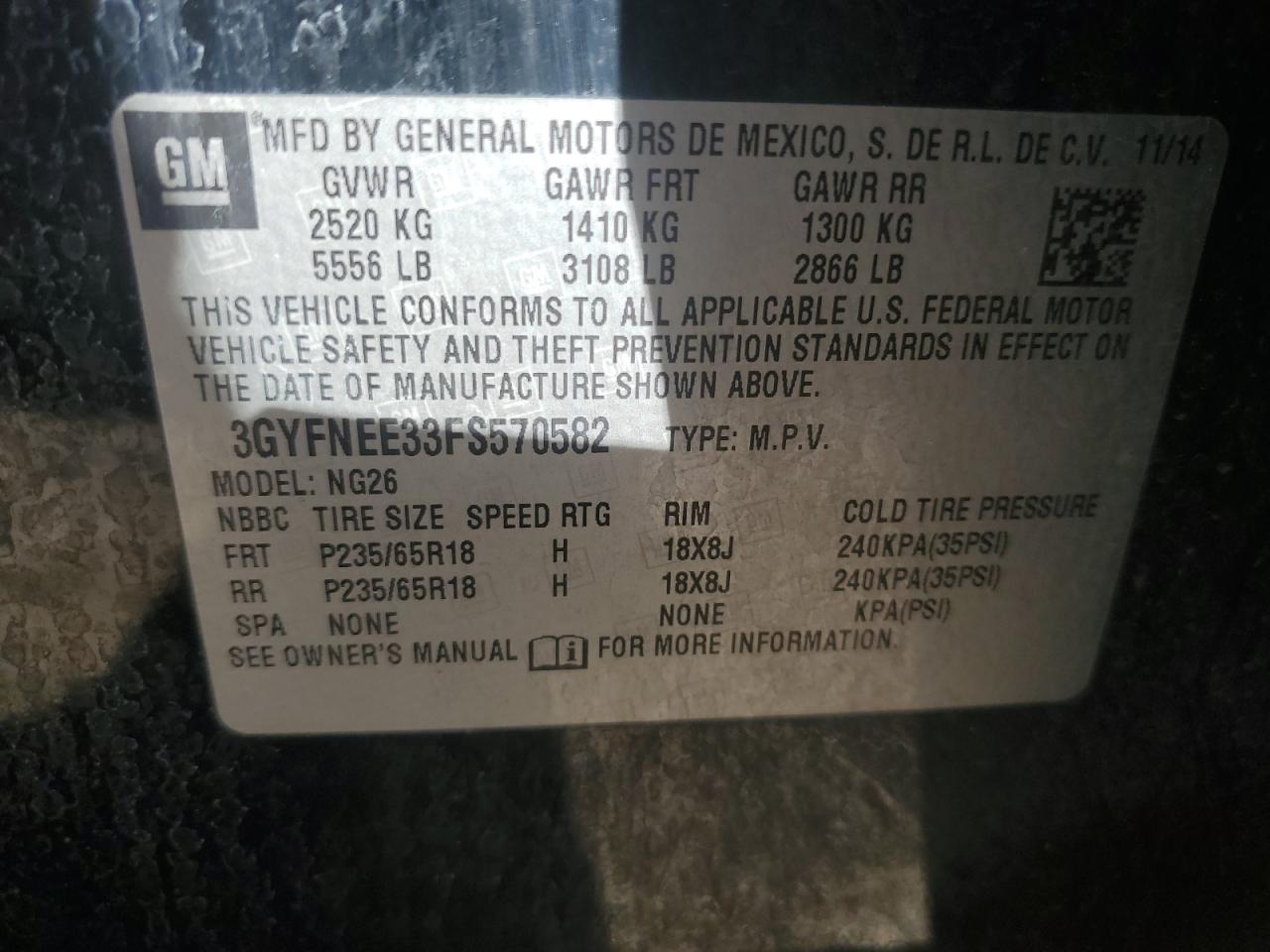 CADILLAC SRX LUXURY COLLECTION