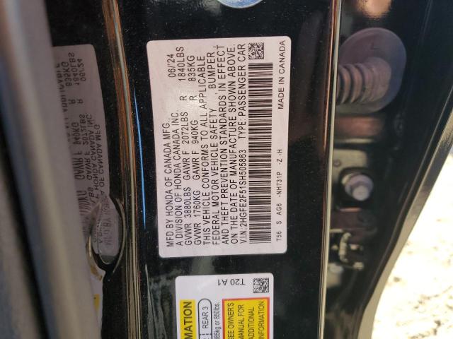 2025 HONDA CIVIC SPOR #3302652012