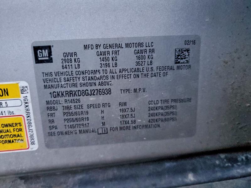 2016 GMC ACADIA SLT #3297112506