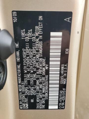 2010 TOYOTA HIGHLANDER #3296282435