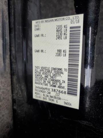 2018 NISSAN MAXIMA 3.5 #3286514165