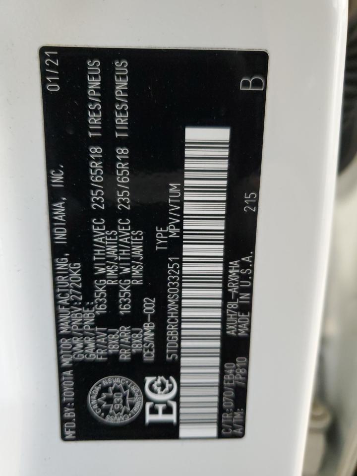 TOYOTA HIGHLANDER HYBRID XLE