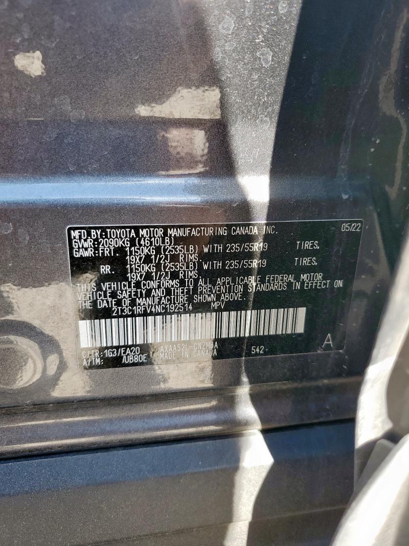 2022 TOYOTA RAV4 XLE P #3302934611