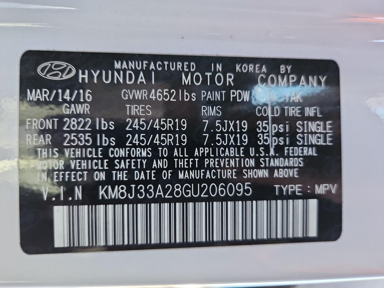 HYUNDAI TUCSON LIMITED