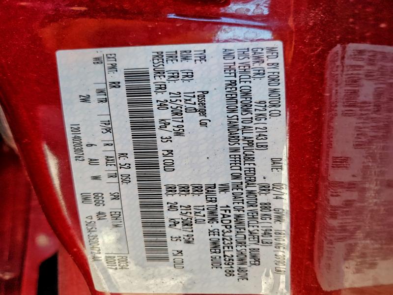 2014 FORD FOCUS TITA #3301885428