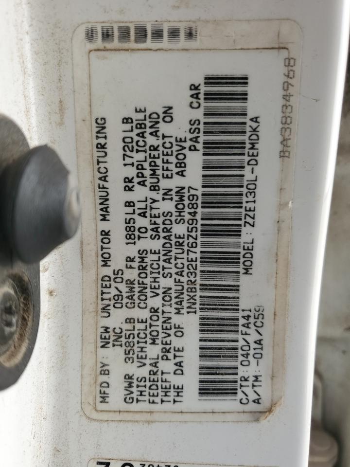 Lot #3287876099 2006 TOYOTA COROLLA CE