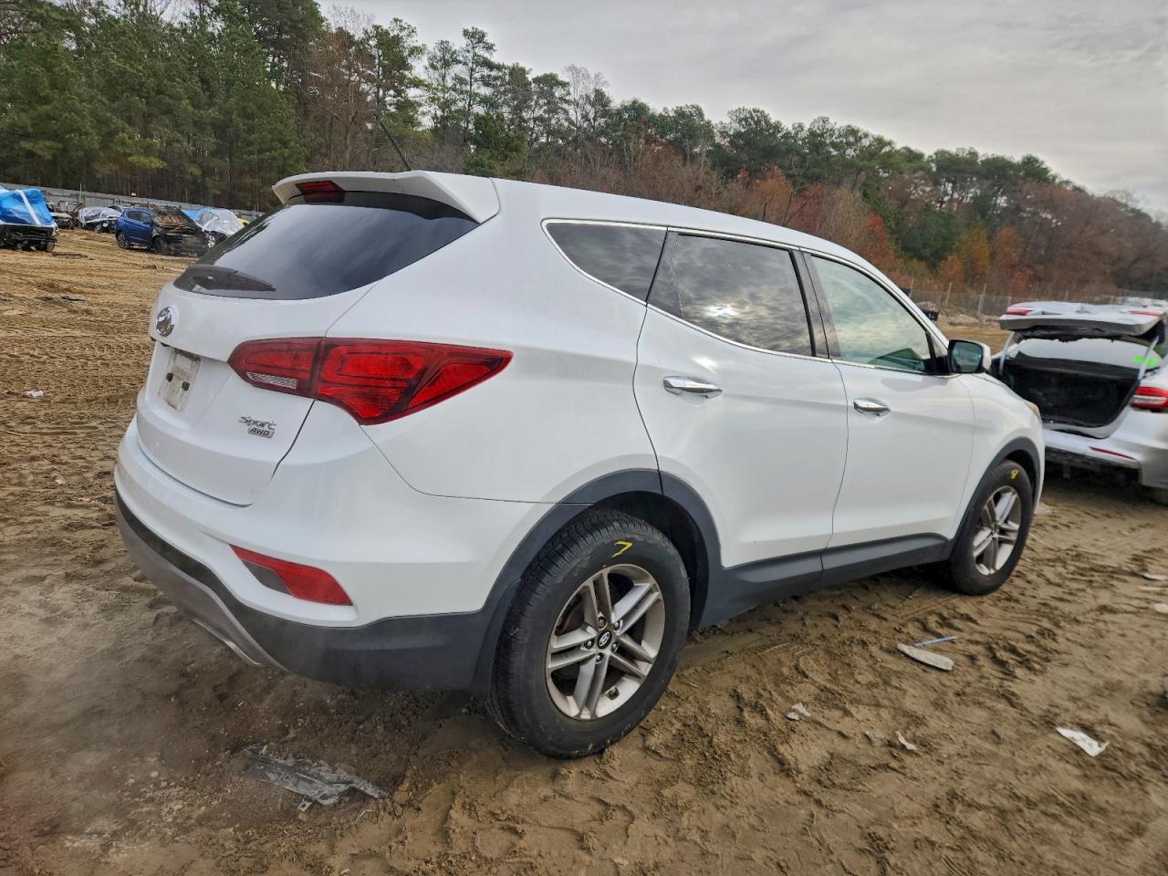 Lot #3301815374 2018 HYUNDAI SANTA FE S