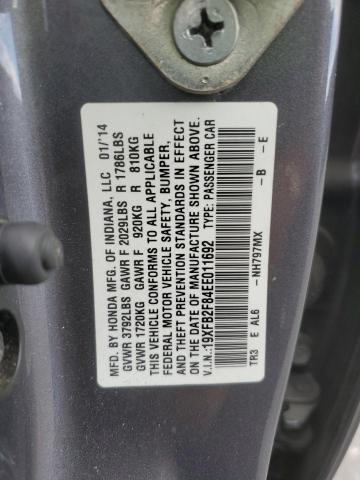 2014 HONDA CIVIC EX #3302816929