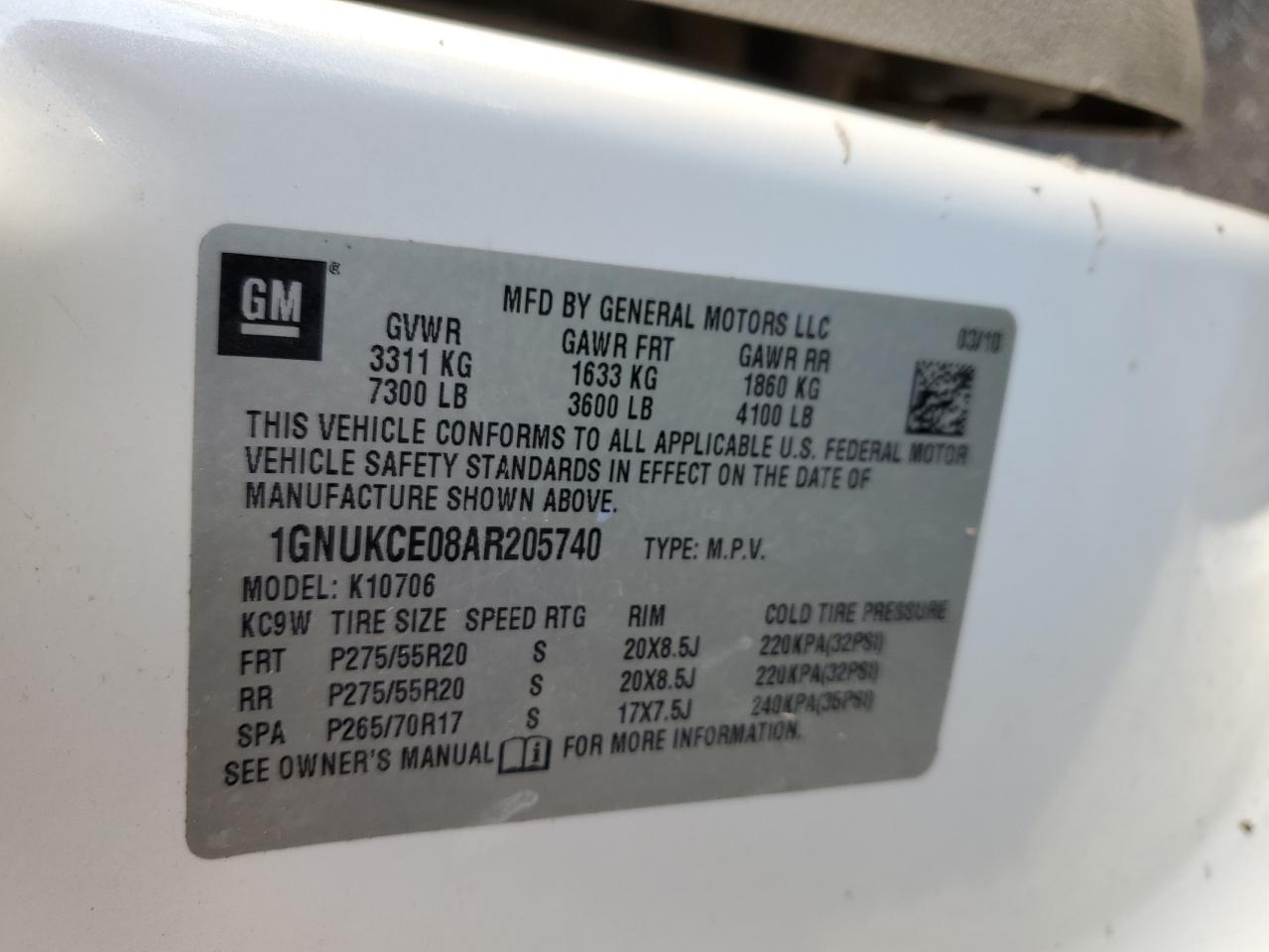 CHEVROLET TAHOE K1500 LTZ