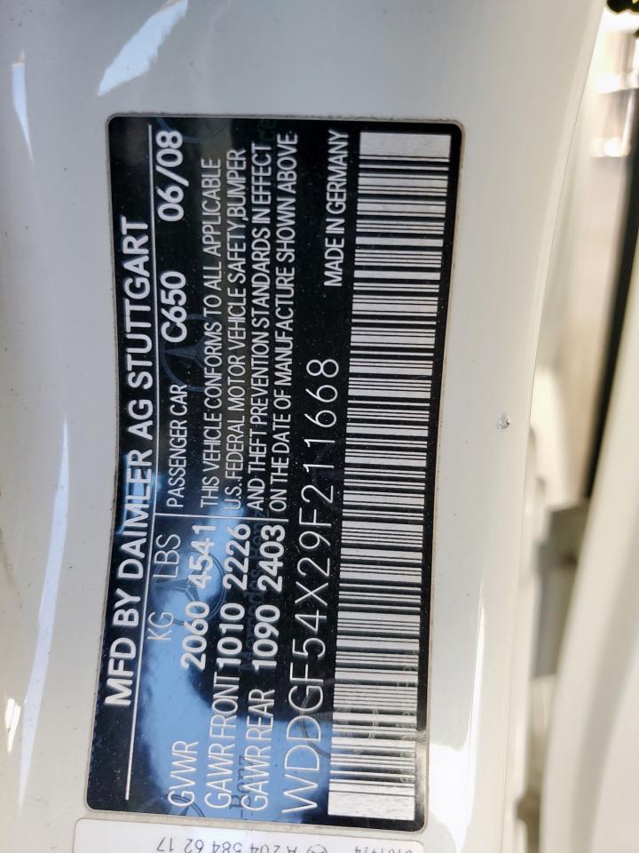 Lot #3292645606 2009 MERCEDES-BENZ C 300