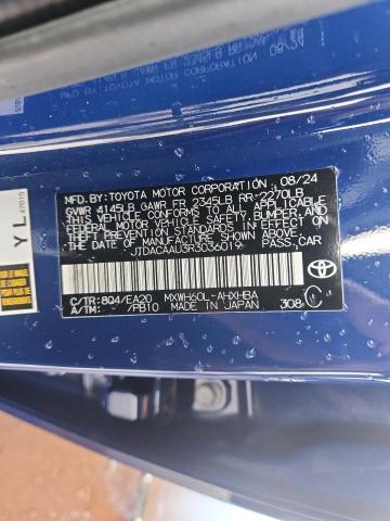 2024 TOYOTA PRIUS LE #3310776975