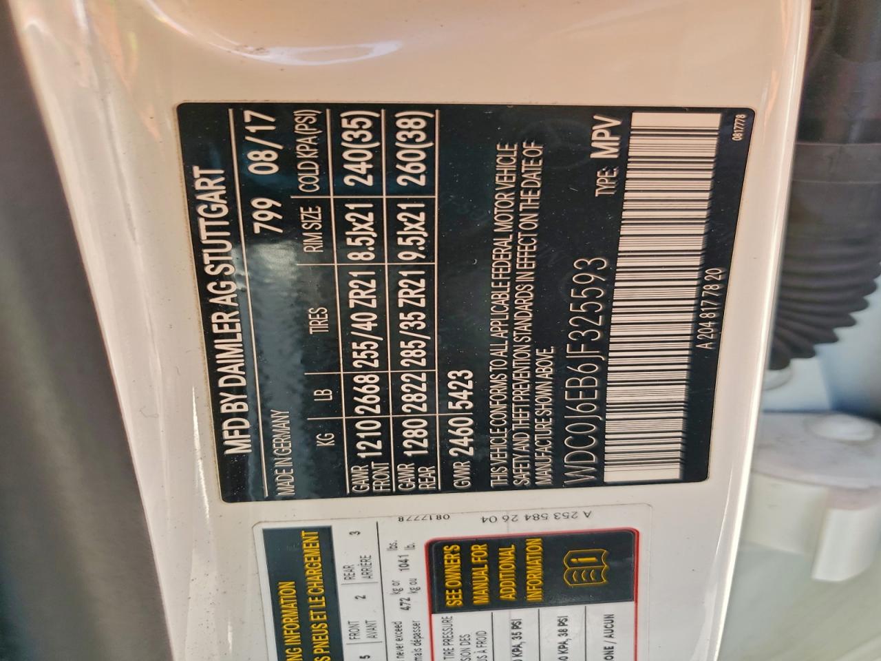 MERCEDES-BENZ GLC-CLASS 43 4MATIC AMG