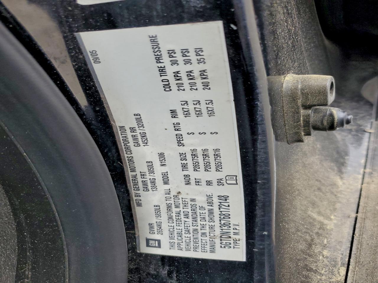 Lot #3302756358 2006 HUMMER H3