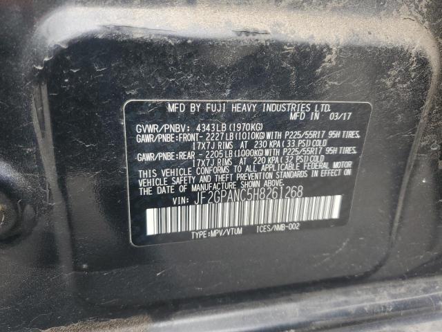 2017 SUBARU CROSSTREK - JF2GPANC5H8261268