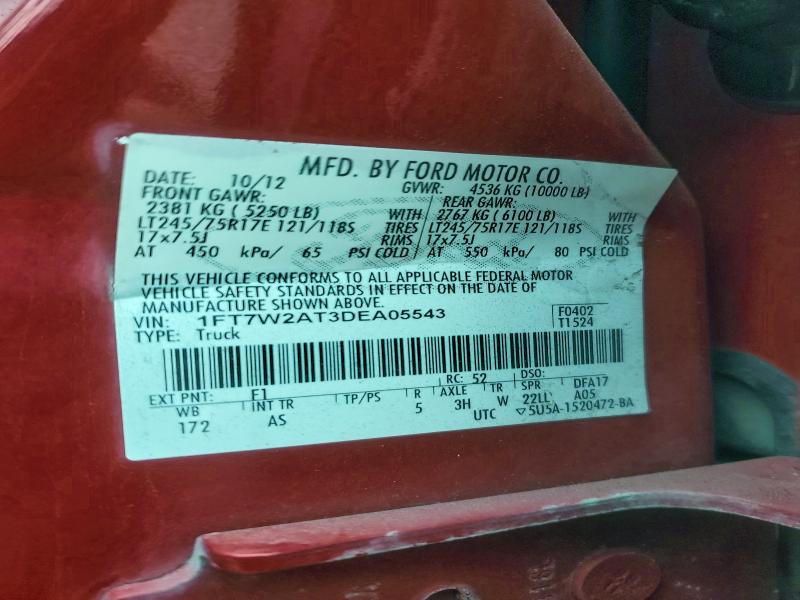 2013 FORD F250 SUPER #3298131131