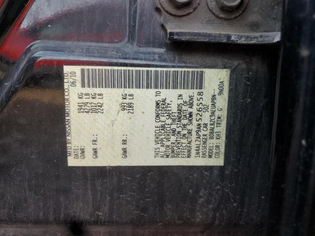 2010 NISSAN ALTIMA BAS #3287777116