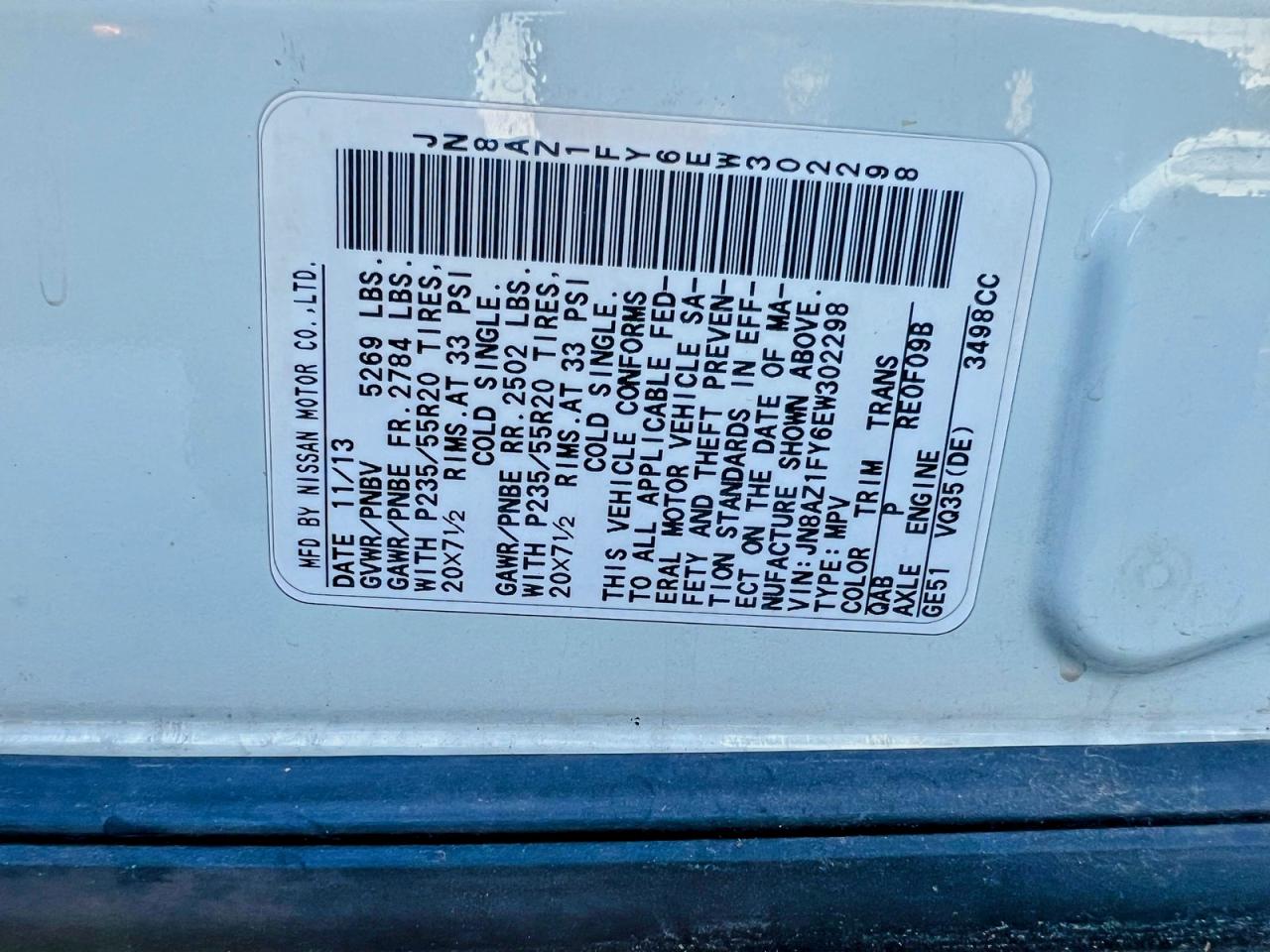 NISSAN MURANO CROSSCABRIOLET