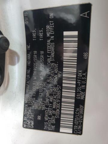 2015 TOYOTA SIENNA XLE #3296285477