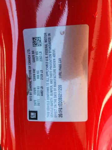 2011 CHEVROLET CAMARO LT - 2G1FB1ED0B9211299