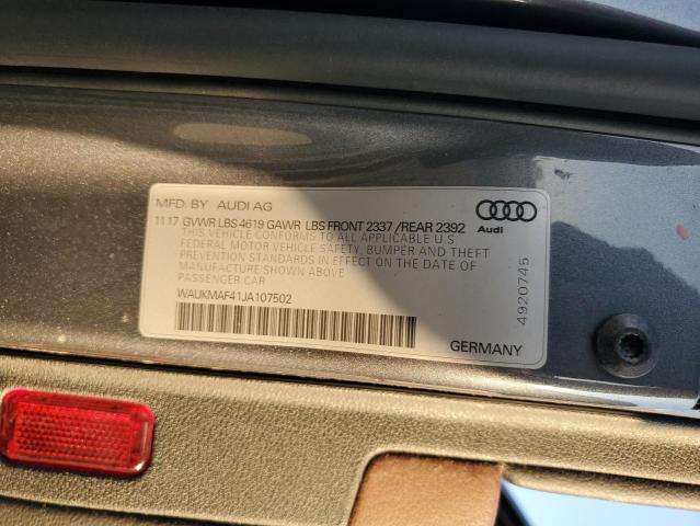 2018 AUDI A4 PREMIUM #3286484216